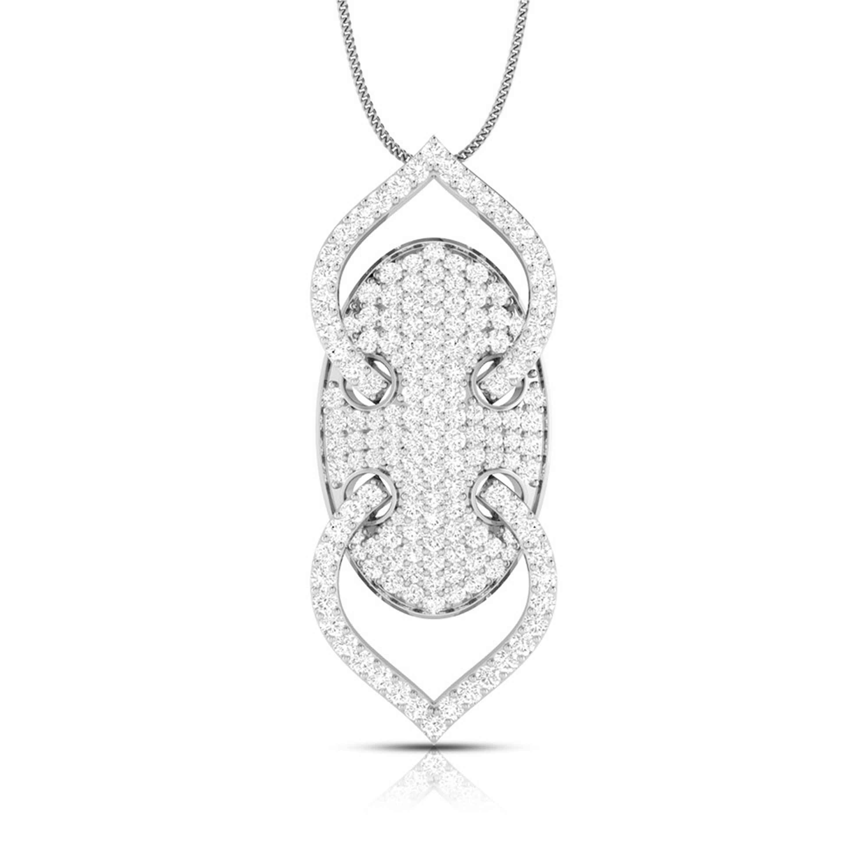Designer Platinum Diamond Pendant for Women JL PT P NL8521