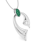 Load image into Gallery viewer, Designer Platinum with Diamond Pendant for Women JL PT P NL8536   Jewelove.US
