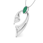 Load image into Gallery viewer, Designer Platinum with Diamond Pendant for Women JL PT P NL8536   Jewelove.US
