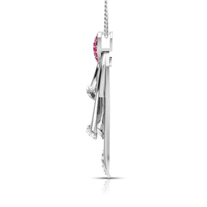 Designer Platinum with Diamond Pendant for Women JL PT P NL8536   Jewelove.US