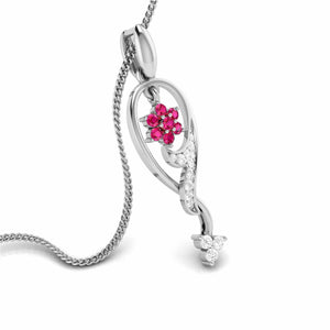 Designer Platinum with Diamond Pendant for Women JL PT P NL8538