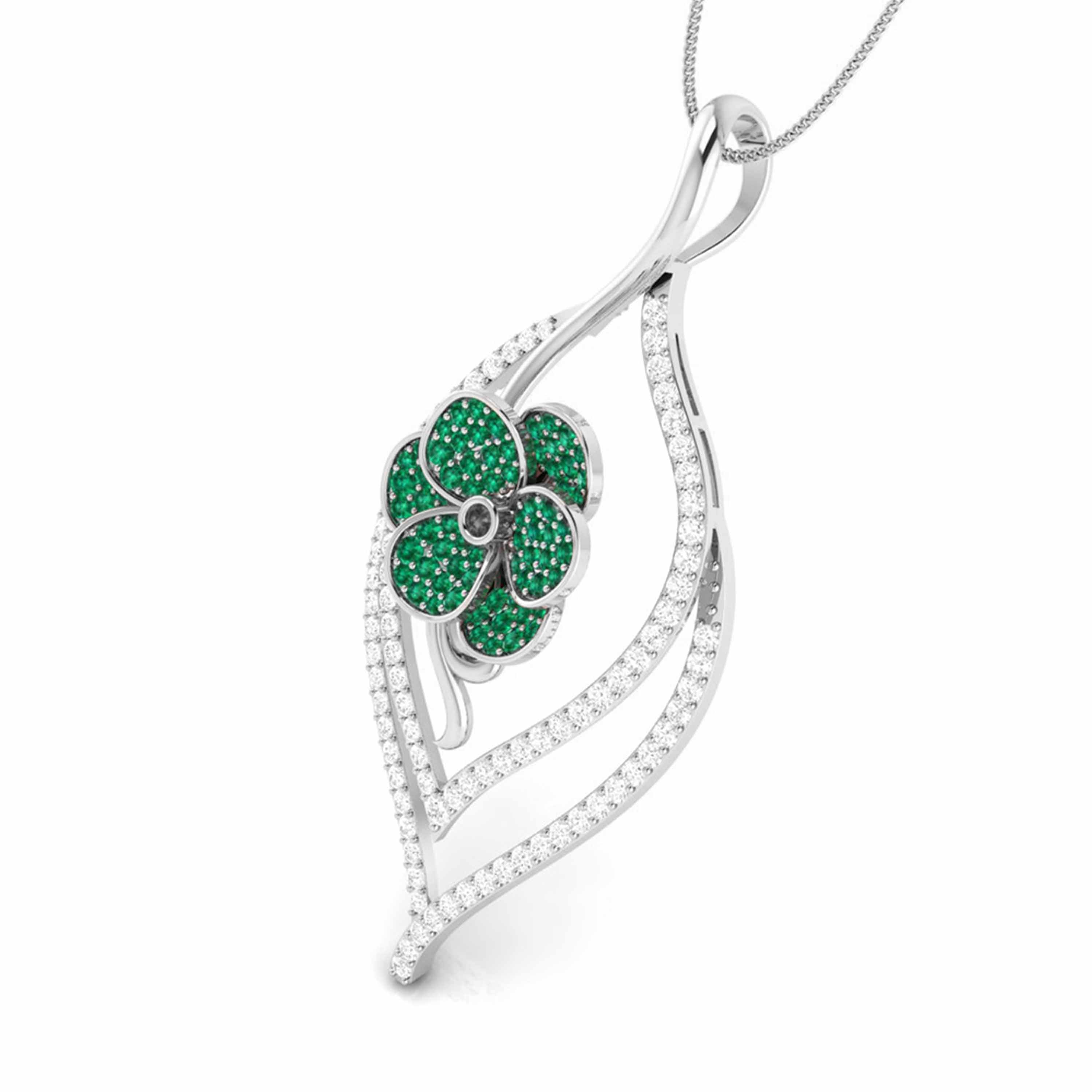 Designer Platinum Diamond Pendant for Women JL PT P NL8579   Jewelove.US