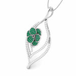 Load image into Gallery viewer, Designer Platinum Diamond Pendant for Women JL PT P NL8579   Jewelove.US
