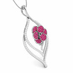 Load image into Gallery viewer, Designer Platinum Diamond Pendant for Women JL PT P NL8579   Jewelove.US
