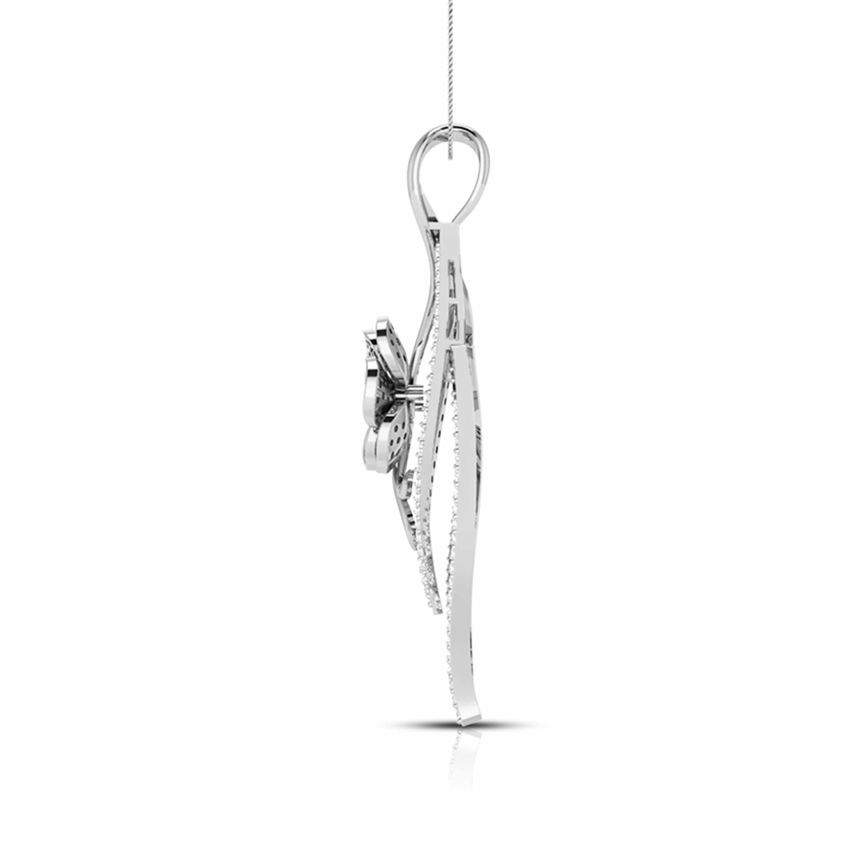 Designer Platinum Diamond Pendant for Women JL PT P NL8579   Jewelove.US