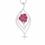 Load image into Gallery viewer, Designer Platinum Diamond Pendant for Women JL PT P NL8579
