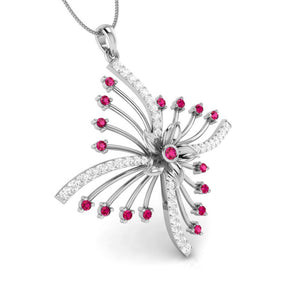 Platinum with Diamond Pendant for Women JL PT P NL8581   Jewelove.US