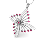 Load image into Gallery viewer, Platinum with Diamond Pendant for Women JL PT P NL8581   Jewelove.US
