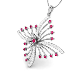 Platinum with Diamond Pendant for Women JL PT P NL8581   Jewelove.US