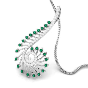 Platinum Diamond Pendant for Women JL PT P NL8585   Jewelove.US
