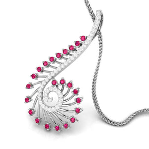 Platinum Diamond Pendant for Women JL PT P NL8585   Jewelove.US