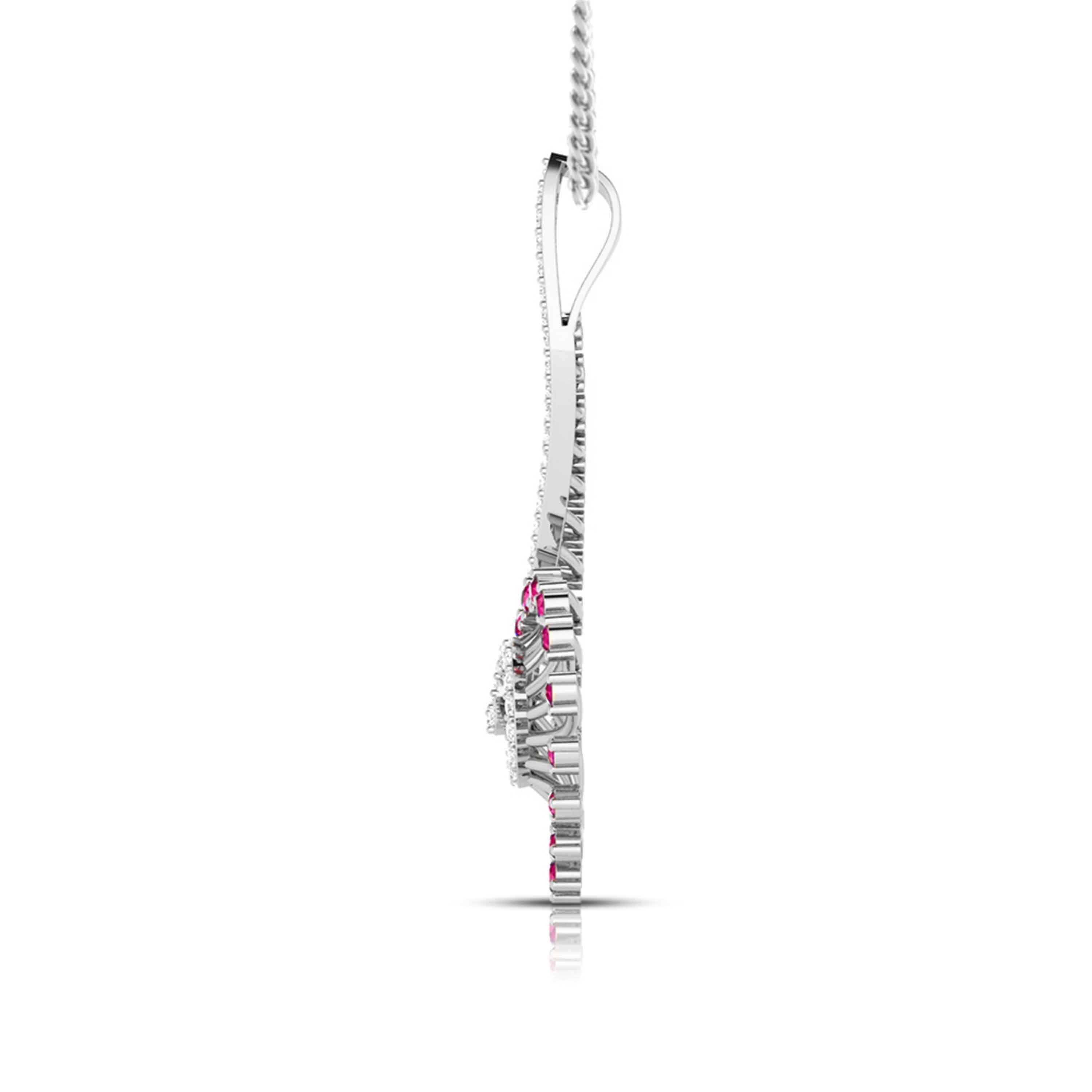 Platinum Diamond Pendant for Women JL PT P NL8585   Jewelove.US