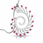 Load image into Gallery viewer, Platinum Diamond Pendant for Women JL PT P NL8589   Jewelove.US
