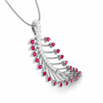 Load image into Gallery viewer, Platinum Diamond Pendant for Women JL PT P NL8587
