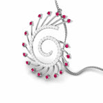 Load image into Gallery viewer, Platinum Diamond Pendant for Women JL PT P NL8589
