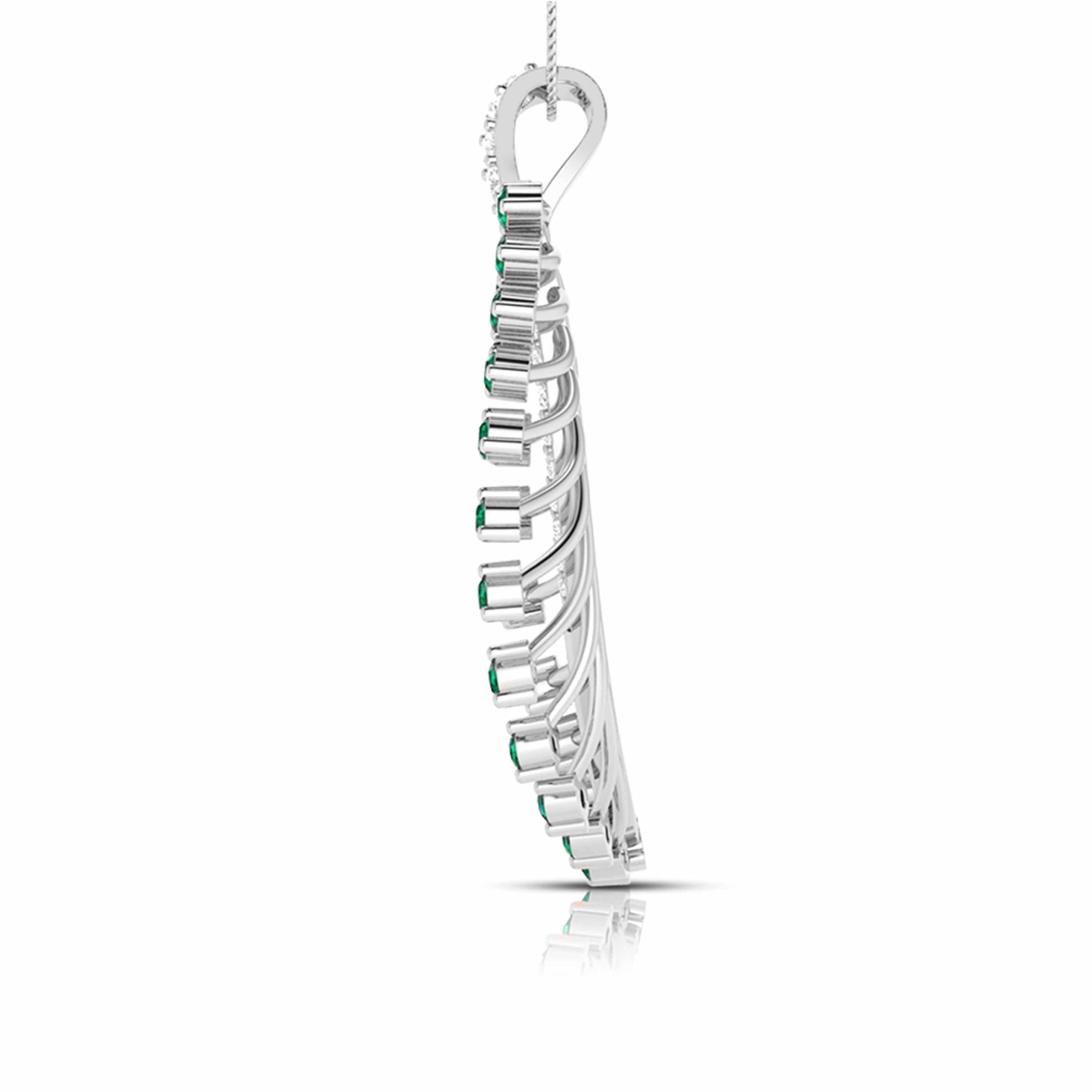 Platinum Diamond Pendant for Women JL PT P NL8587