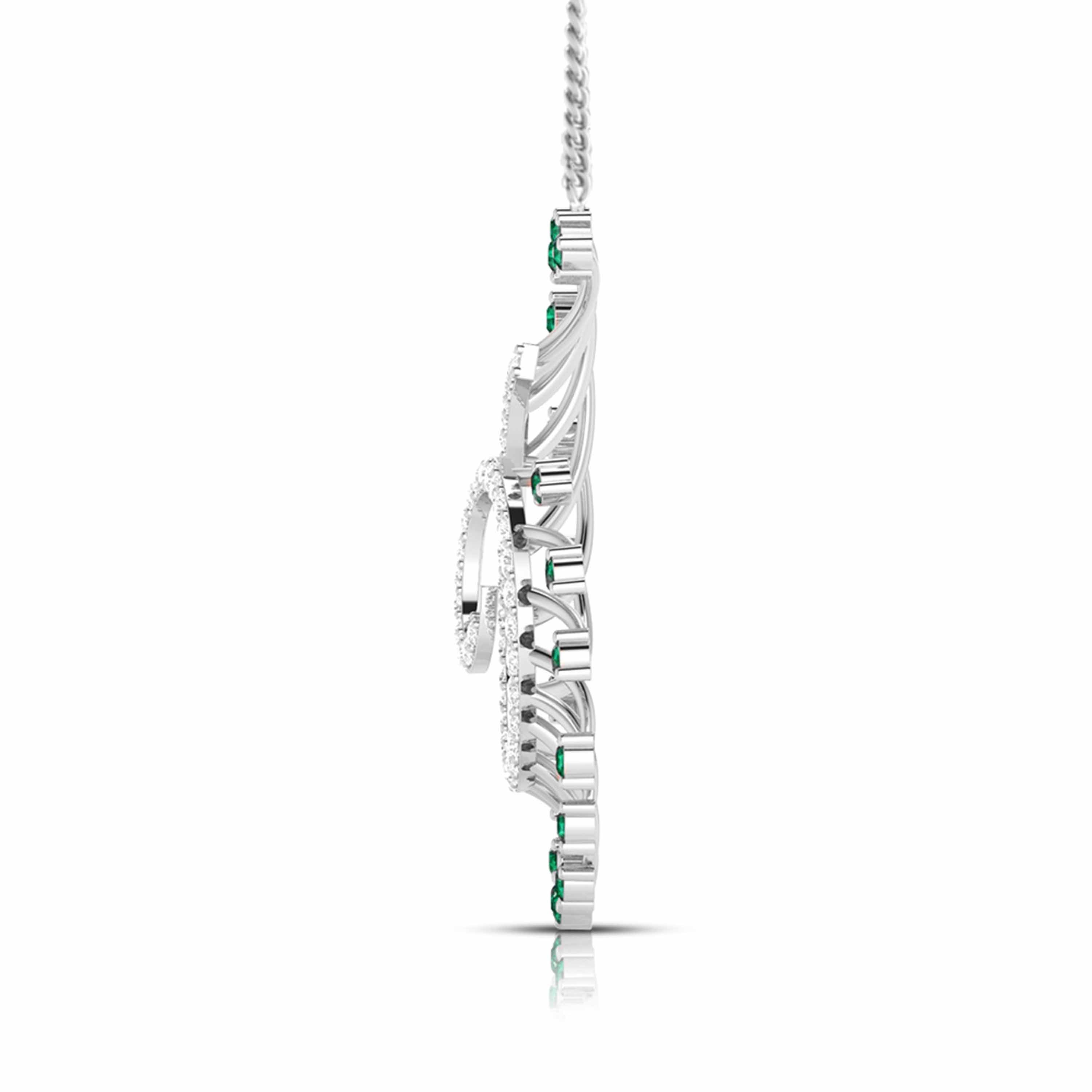 Platinum Diamond Pendant for Women JL PT P NL8589