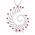 Load image into Gallery viewer, Platinum Diamond Pendant for Women JL PT P NL8589
