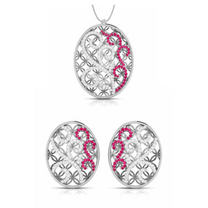Platinum Diamond Pendant Set with Ruby JL PT PE NL8605R