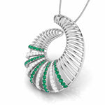 Load image into Gallery viewer, Platinum Diamond Pendant for Women JL PT P NL8598
