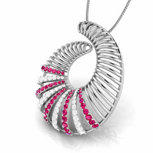 Platinum Diamond Pendant for Women JL PT P NL8598   Jewelove.US