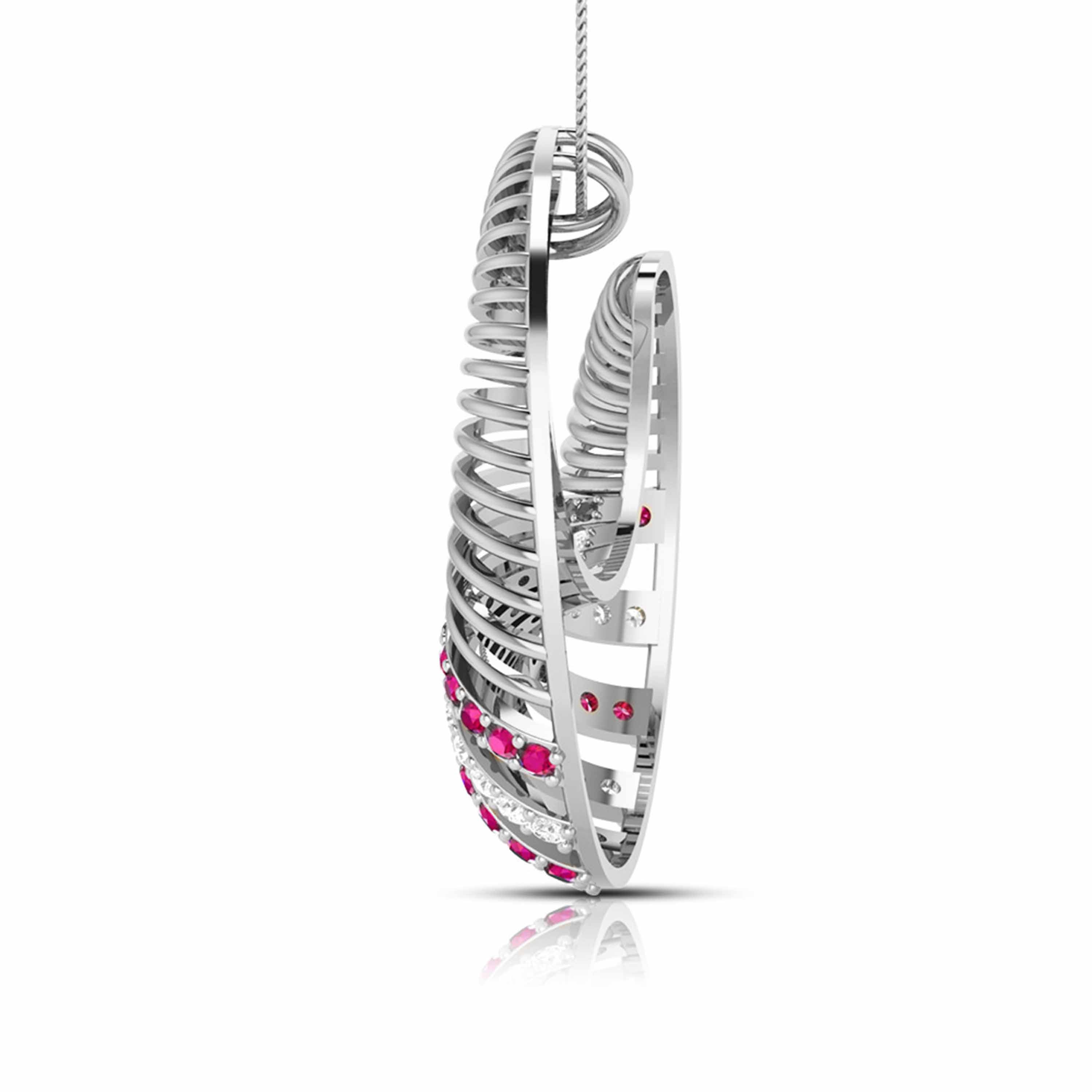 Platinum Diamond Pendant for Women JL PT P NL8598   Jewelove.US