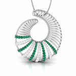 Load image into Gallery viewer, Platinum Diamond Pendant for Women JL PT P NL8598
