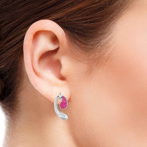 Designer Platinum Diamond Earrings for Women JL PT E NL8600