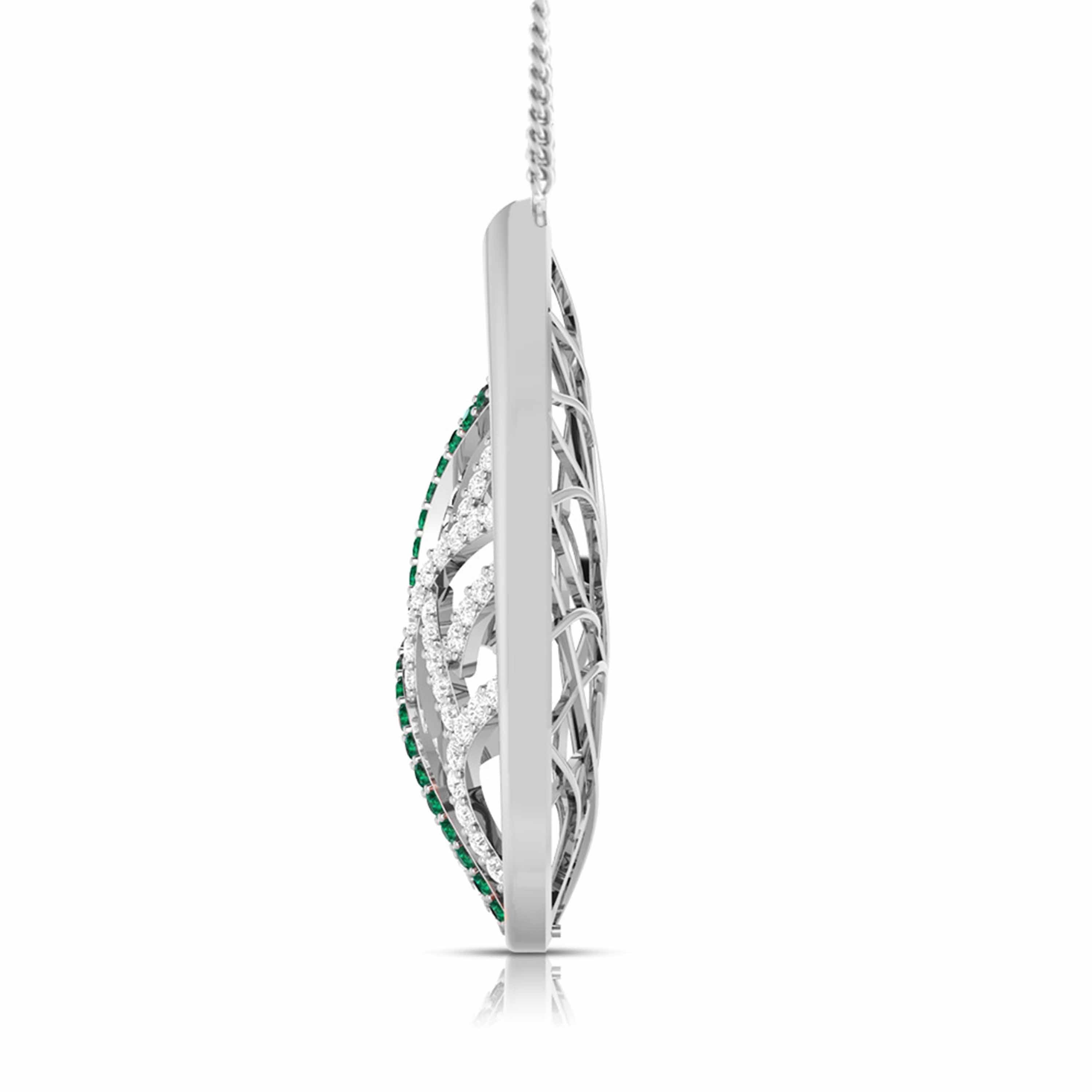 Platinum Diamond Pendant for Women JL PT P NL8606   Jewelove.US