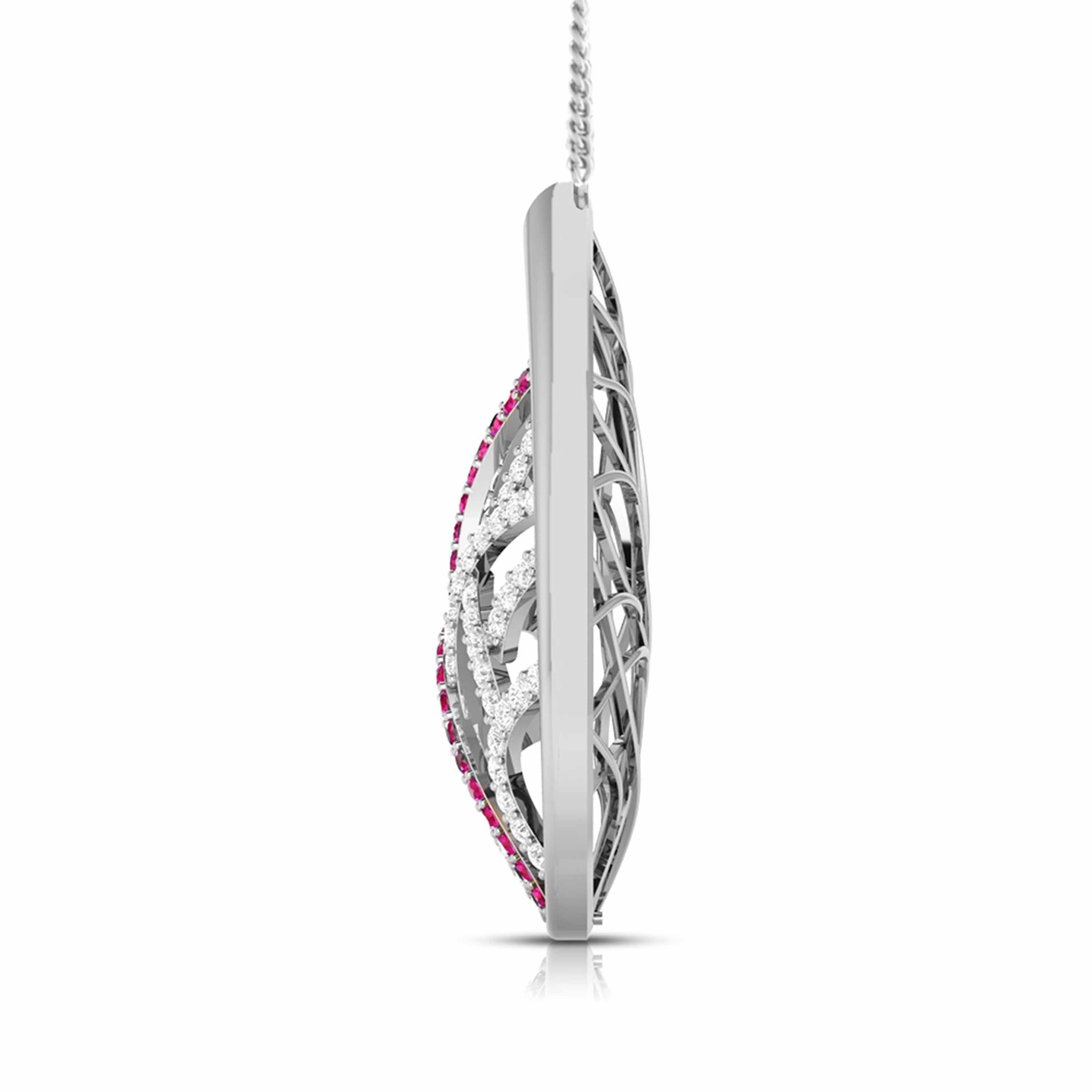 Platinum Diamond Pendant for Women JL PT P NL8606   Jewelove.US