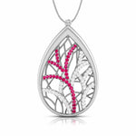 Load image into Gallery viewer, Platinum Diamond Pendant for Women JL PT P NL8606  Red Jewelove.US

