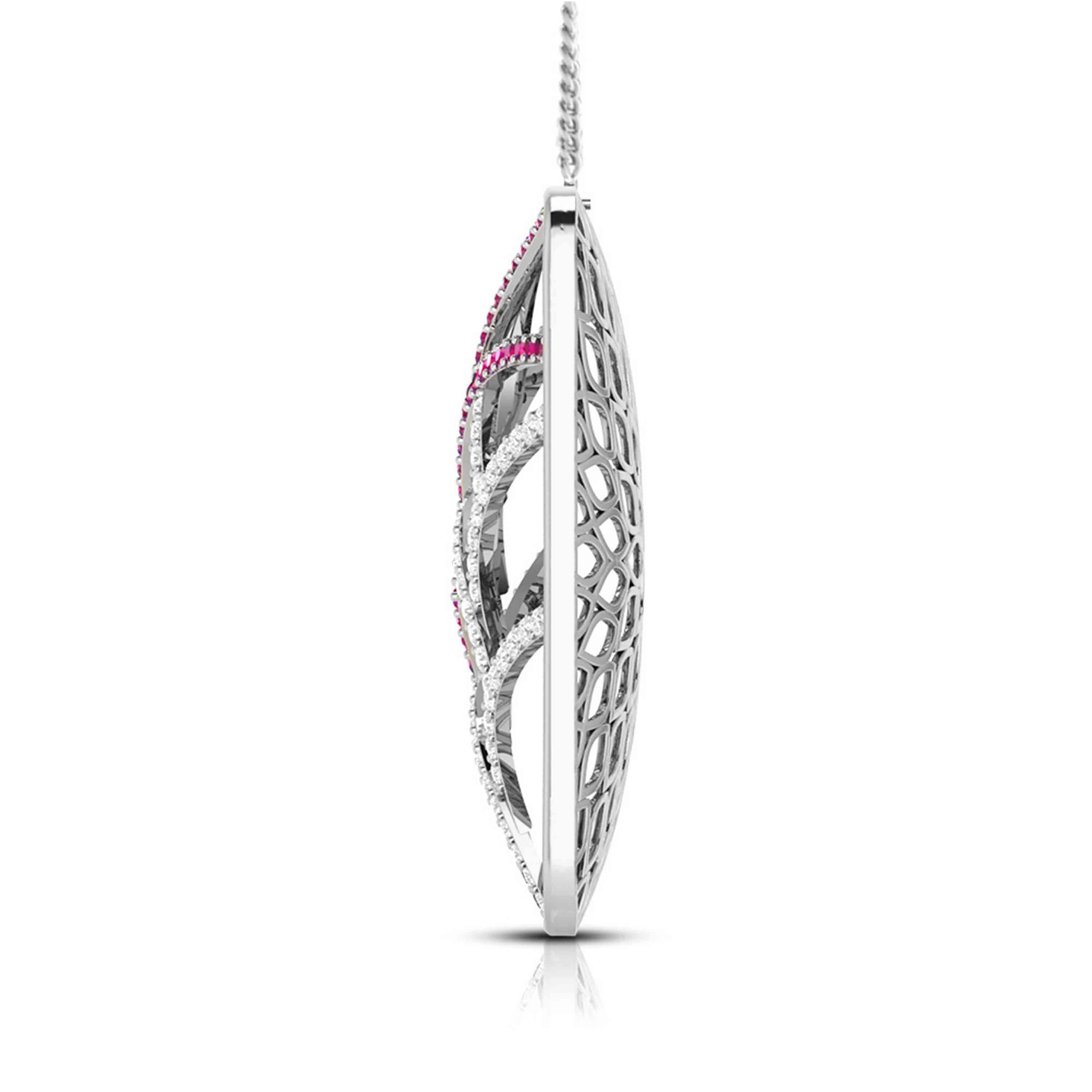 Platinum Diamond Pendant for Women JL PT P NL8607   Jewelove.US