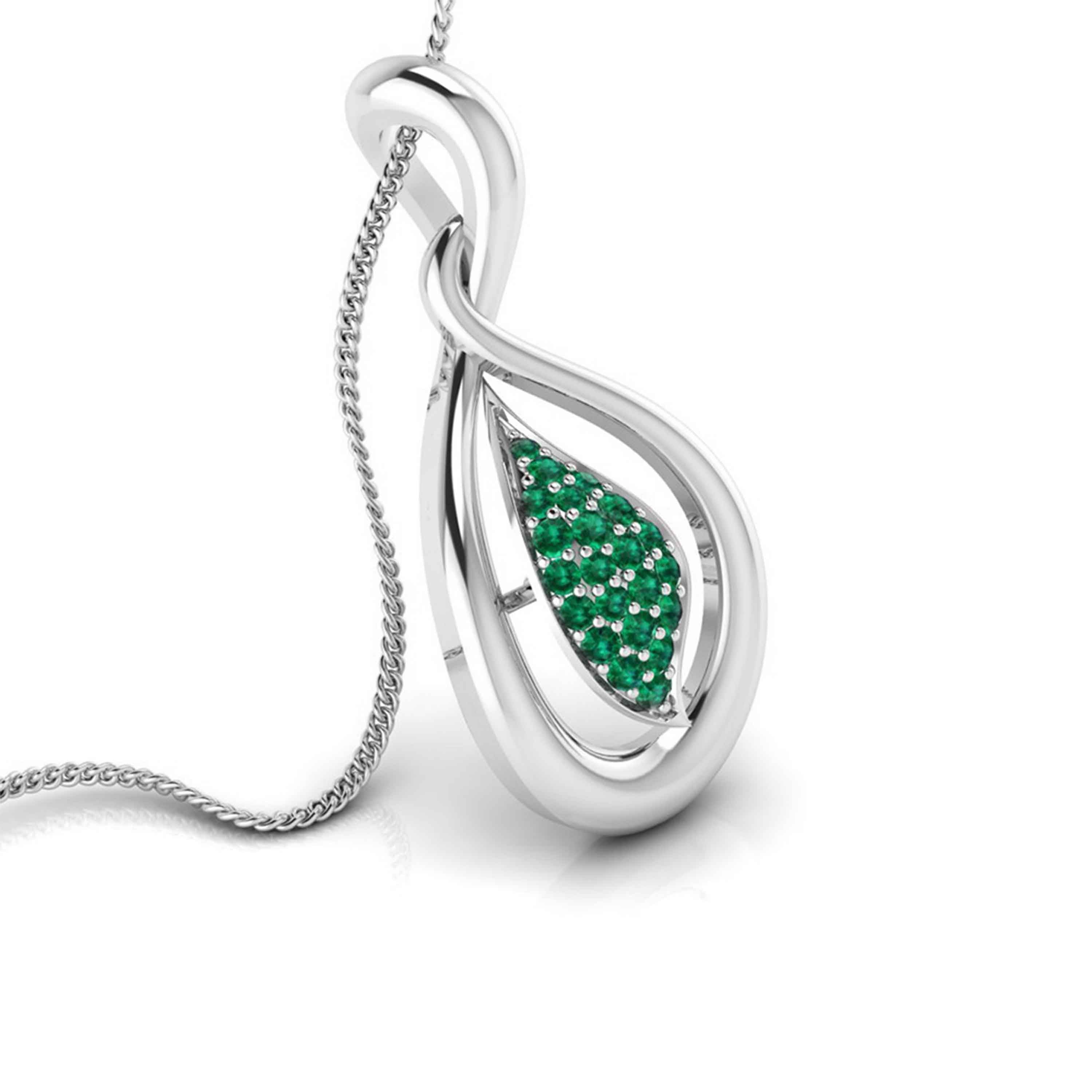 Platinum Pendant for Women JL PT P NL8635