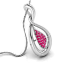 Load image into Gallery viewer, Platinum Pendant for Women JL PT P NL8635   Jewelove.US
