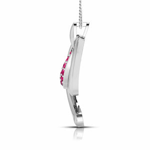Platinum Pendant Ruby for Women JL PT P NL8636R