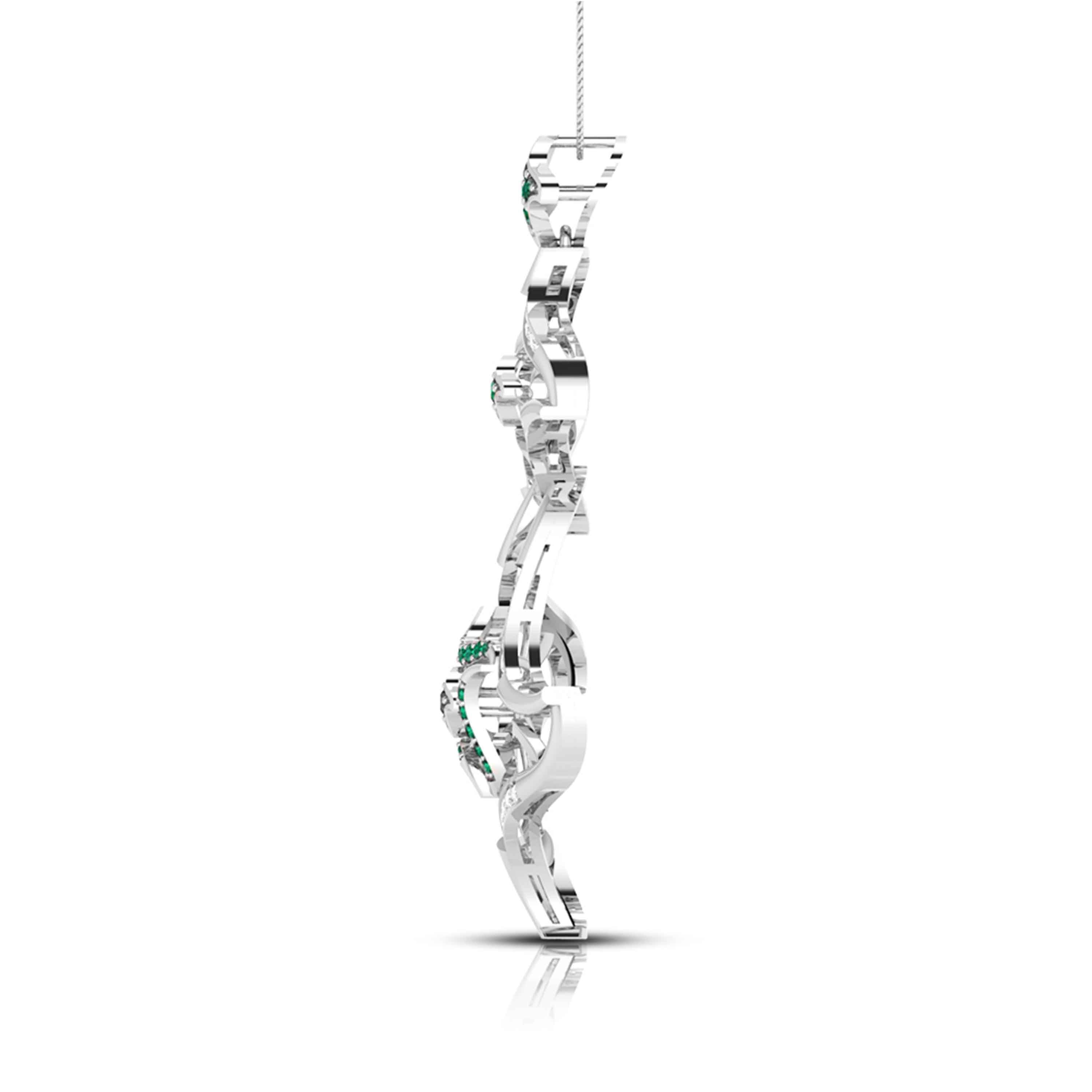 Platinum Diamond Pendant for Women JL PT P NL8644