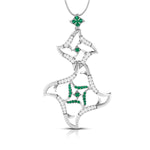 Load image into Gallery viewer, Platinum Diamond Pendant for Women JL PT P NL8644
