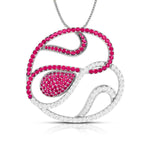 Load image into Gallery viewer, Platinum Diamond Pendant Emerald for Women JL PT P NL8662
