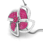 Load image into Gallery viewer, Platinum Diamond Pendant Emerald for Women JL PT P NL8663  Red Jewelove.US
