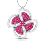 Load image into Gallery viewer, Platinum Diamond Pendant Emerald for Women JL PT P NL8663   Jewelove.US
