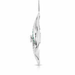 Load image into Gallery viewer, Platinum Diamond Pendant with Emerald for Women JL PT P NL8674
