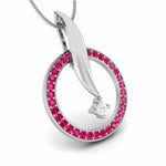 Load image into Gallery viewer, Platinum Diamond Pendant Emerald for Women JL PT P NL8682   Jewelove.US
