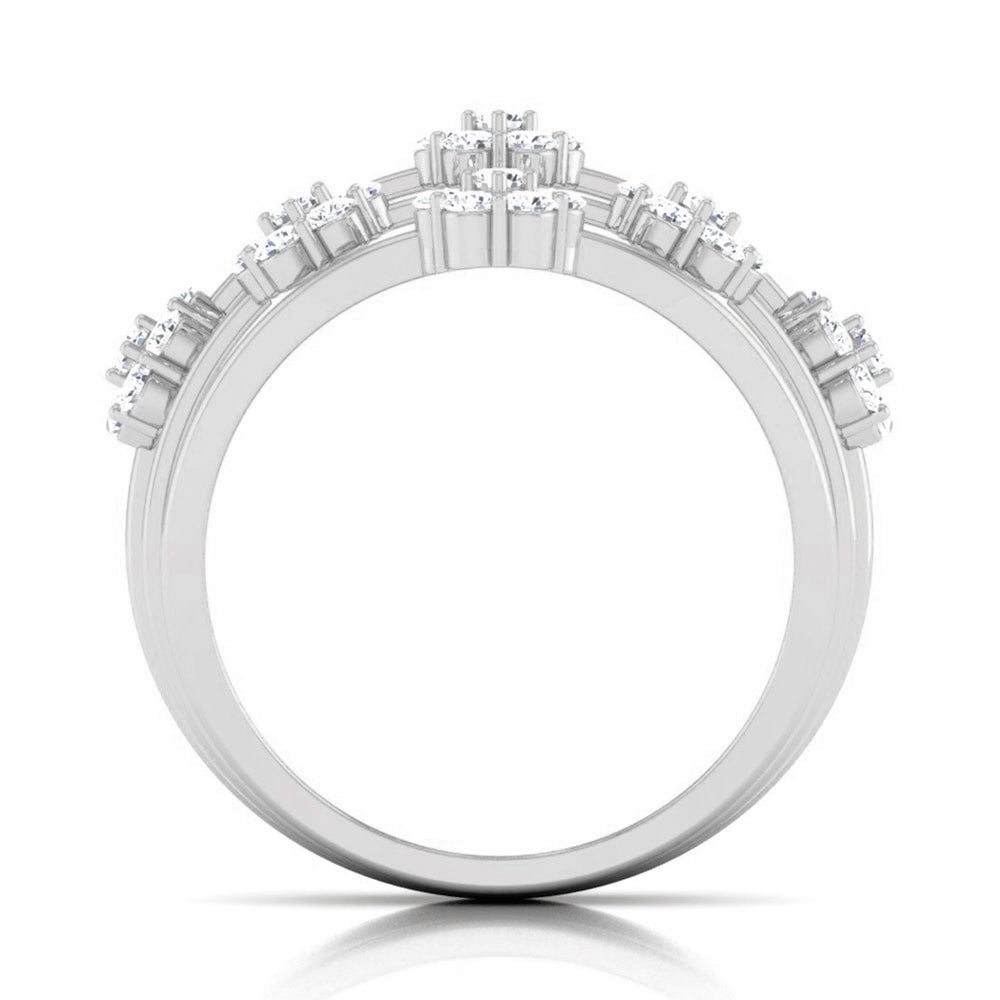 Designer Platinum Diamond Ring JL PT R 8117