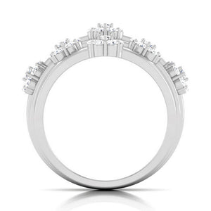 Designer Platinum Diamond Ring JL PT R 8117