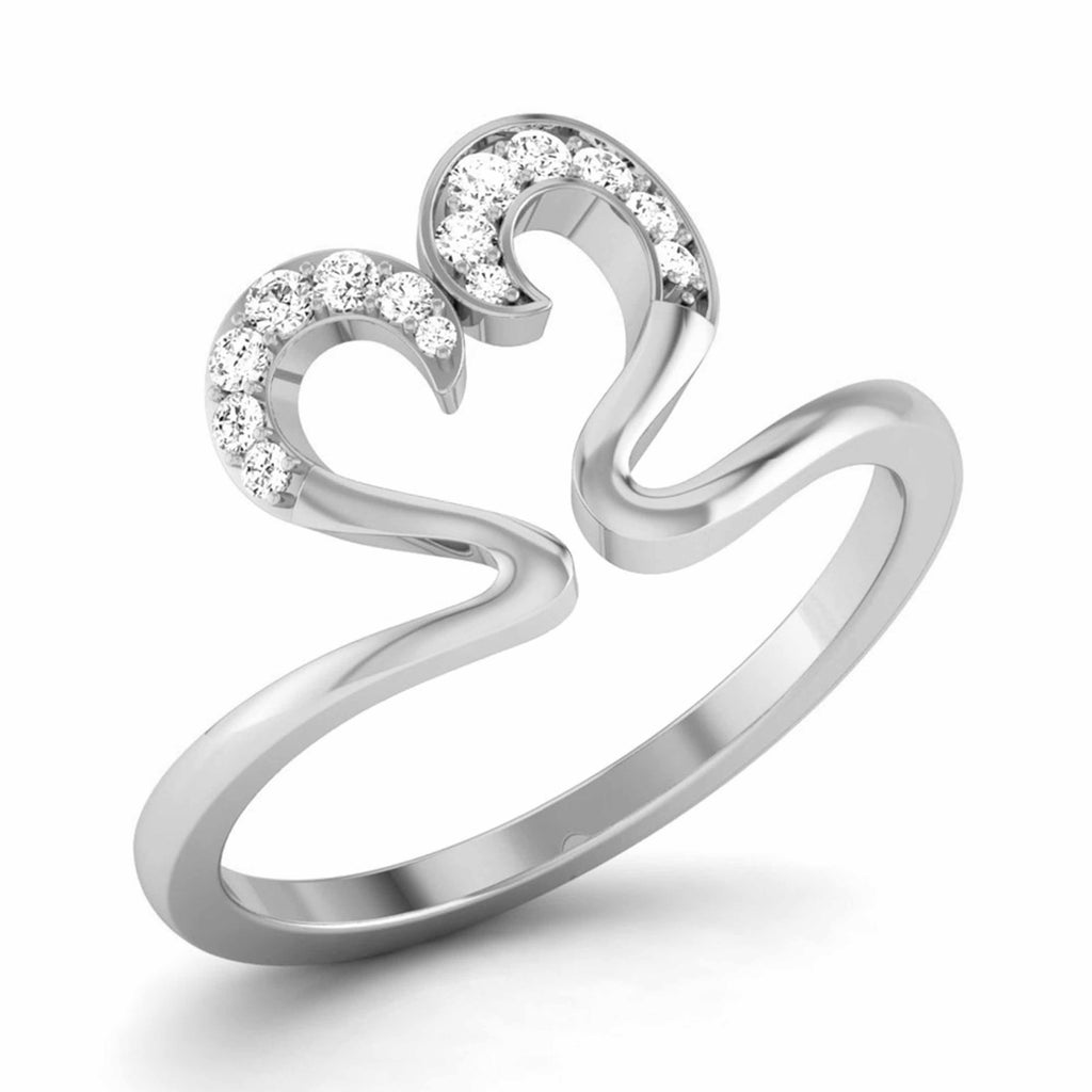 Designer Platinum Diamond Ring JL PT R 8120  VVS-GH Jewelove.US