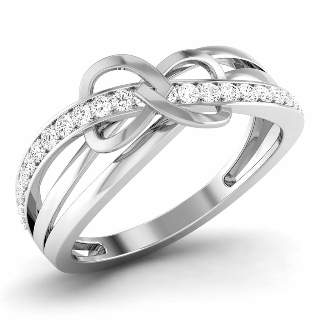 Designer Platinum Diamond Ring JL PT R 8121  VVS-GH Jewelove.US