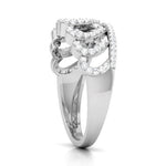 Load image into Gallery viewer, Designer Platinum Heart Diamond Ring JL PT R 8123   Jewelove.US
