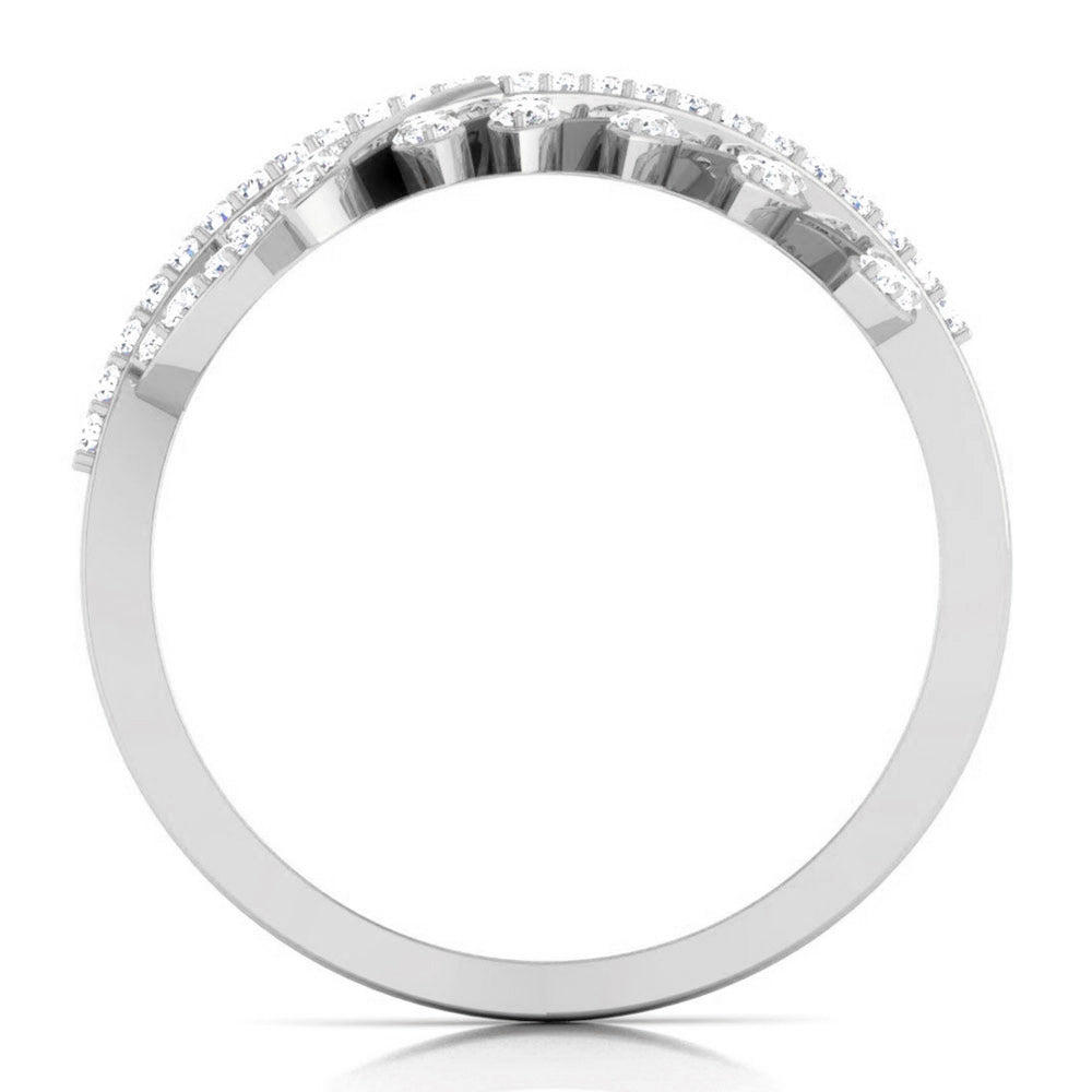 Designer Platinum Diamond Ring JL PT R 8126