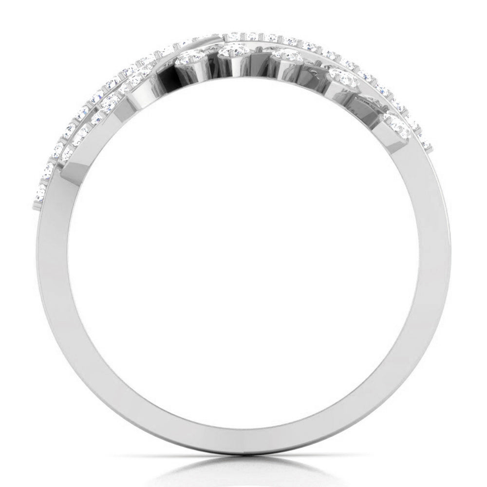 Designer Platinum Diamond Ring JL PT R 8126   Jewelove.US