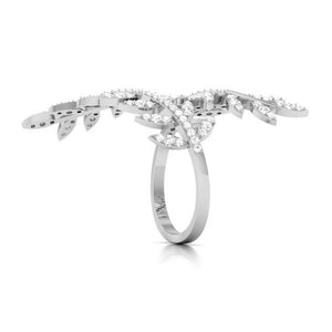 Designer Platinum Diamond Ring JL PT R 8126   Jewelove.US